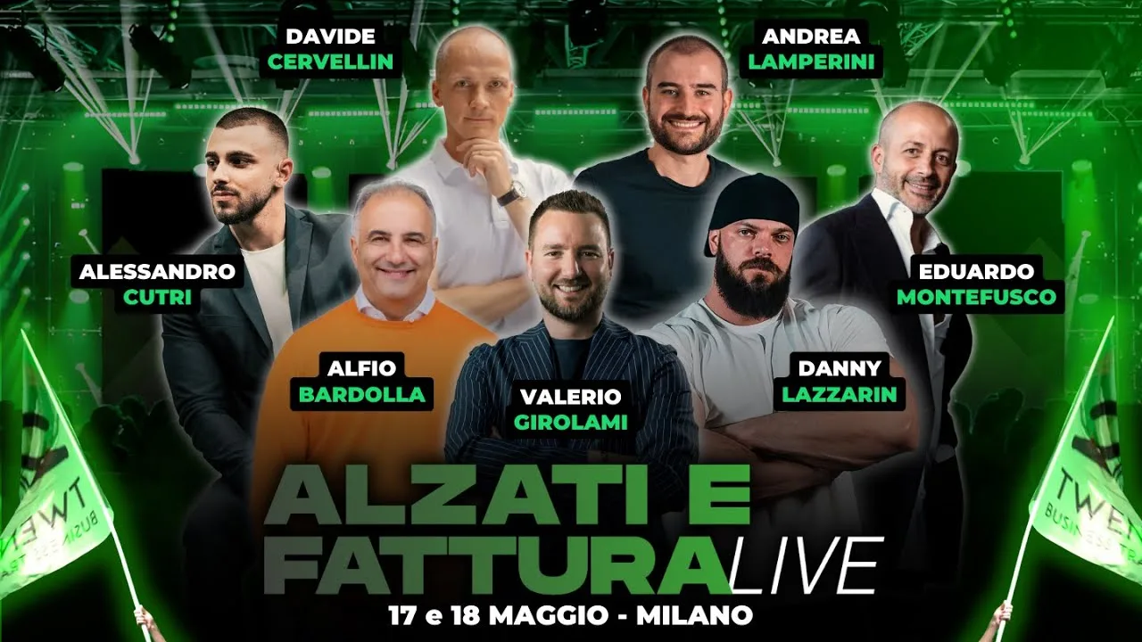 La locandina di Alzati e Fattura Live, 17 e 18 maggio 2025, Milano